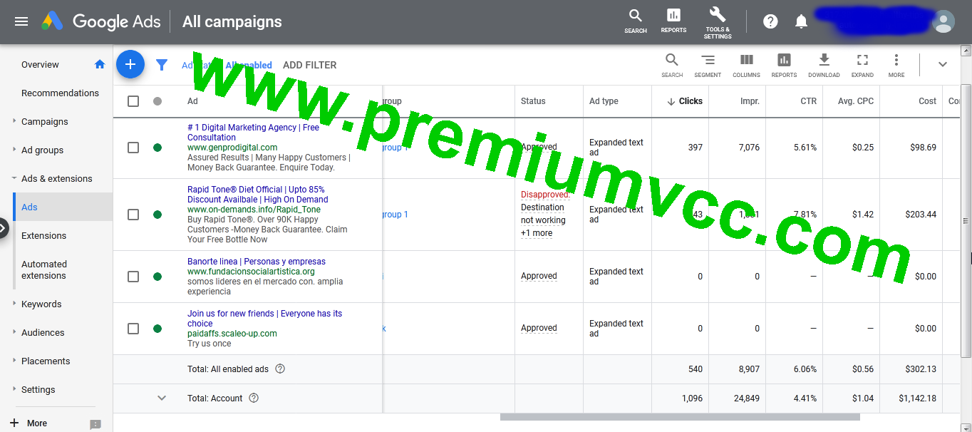 buy google ads account 2025